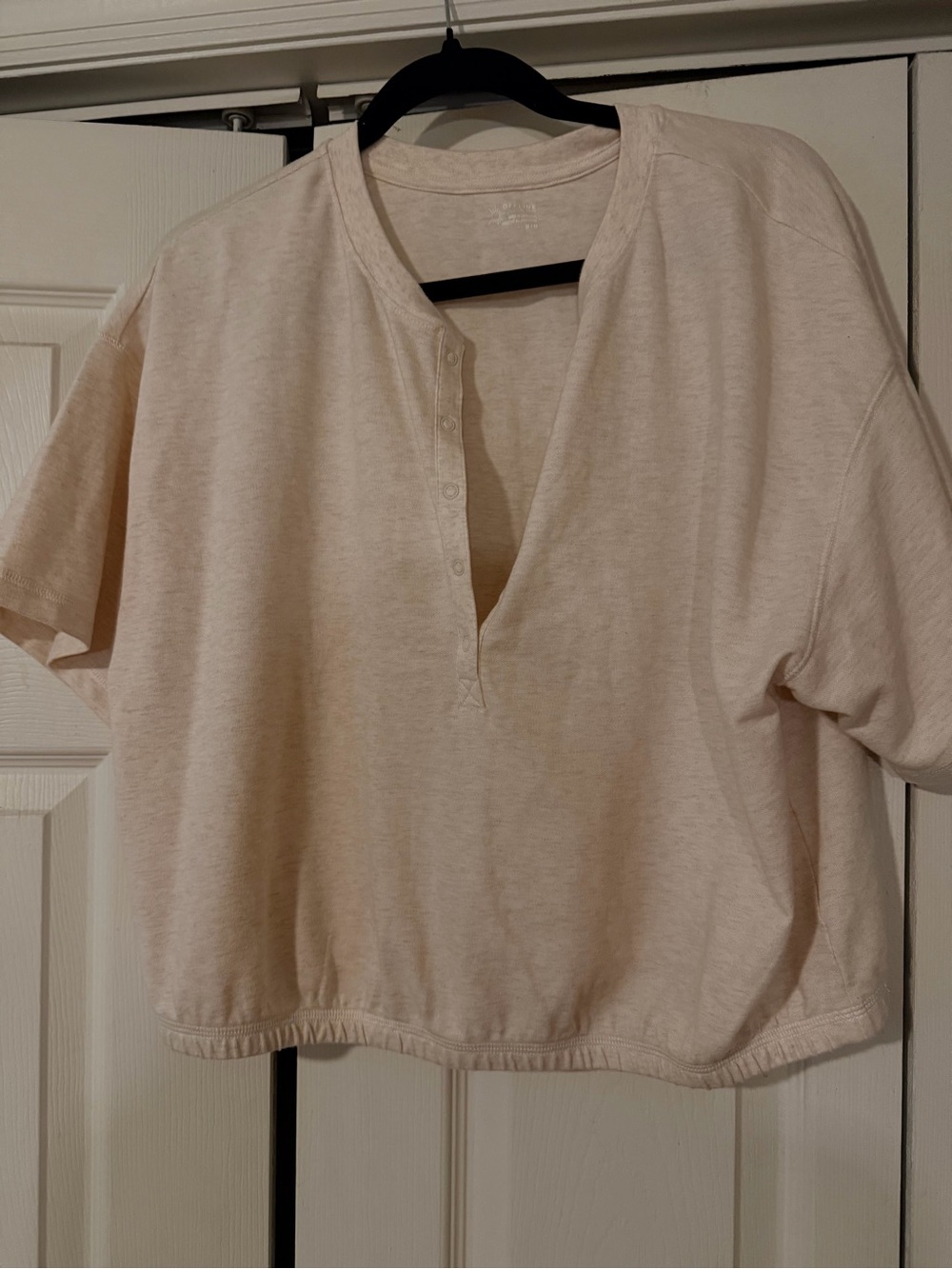 Offline by Aerie Henley Crop Top